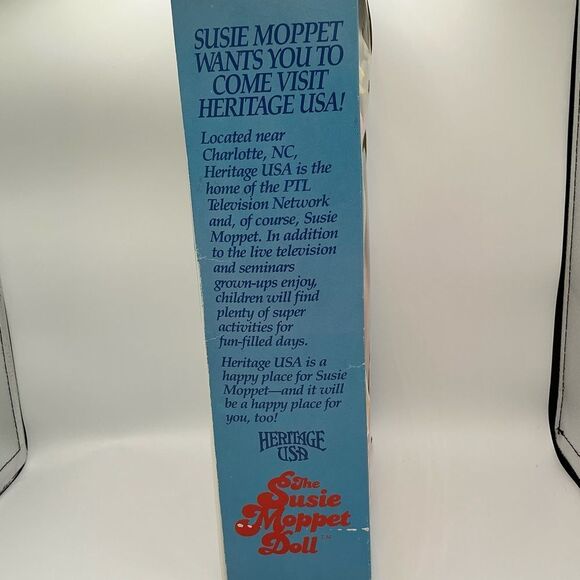 VIntage 1985 PTL Club The Susie Moppet Doll By Jim & Tammy Baker  ORIGINAL BOX - Picture 4 of 7